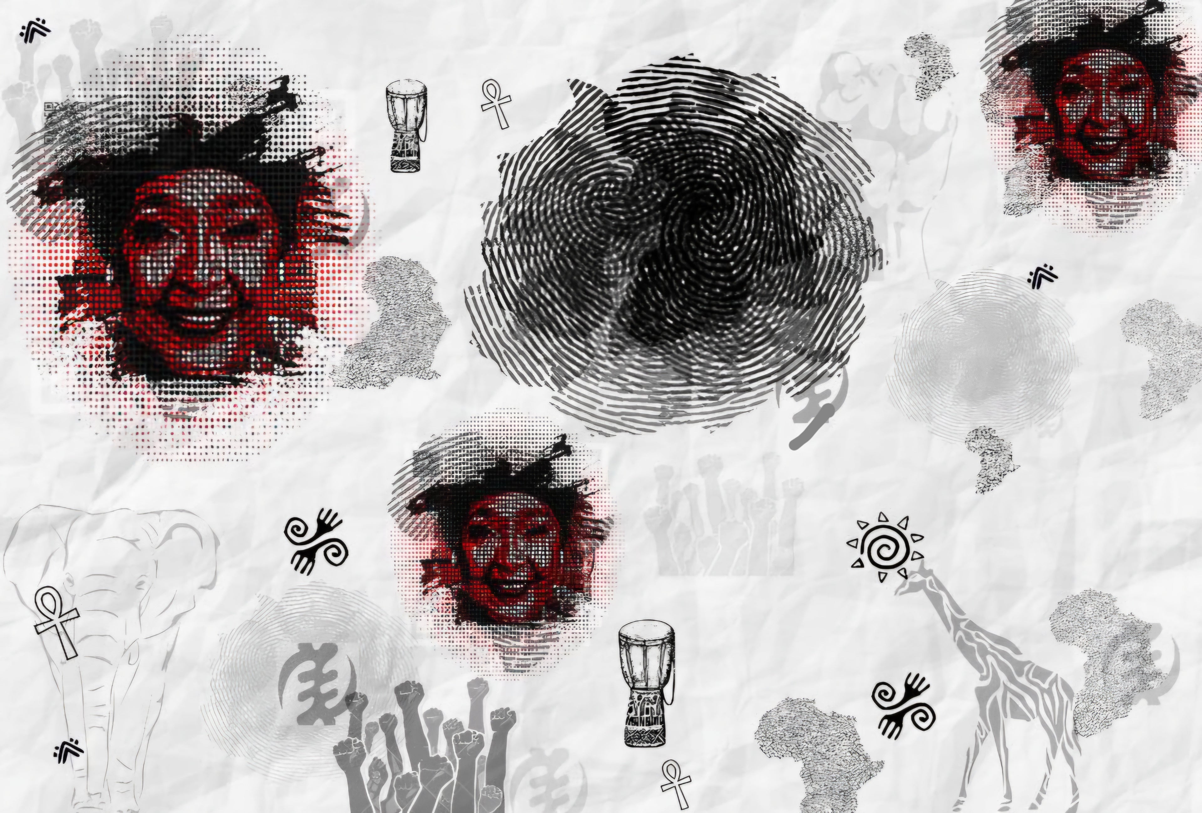 Punt - Limited Collection Winnie Mandela (Scan-me)Wrapping paper